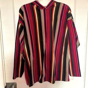 90s Vintage Stripped Hoodie